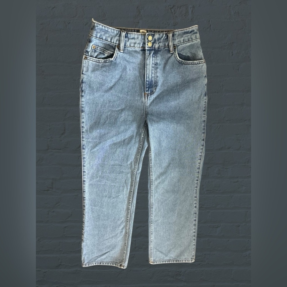 Billabong X The Salty Blonde | Light Blue High Rise Straight Denim Jeans | Sz:26